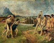 埃德加德加 - Young Spartans Exercising